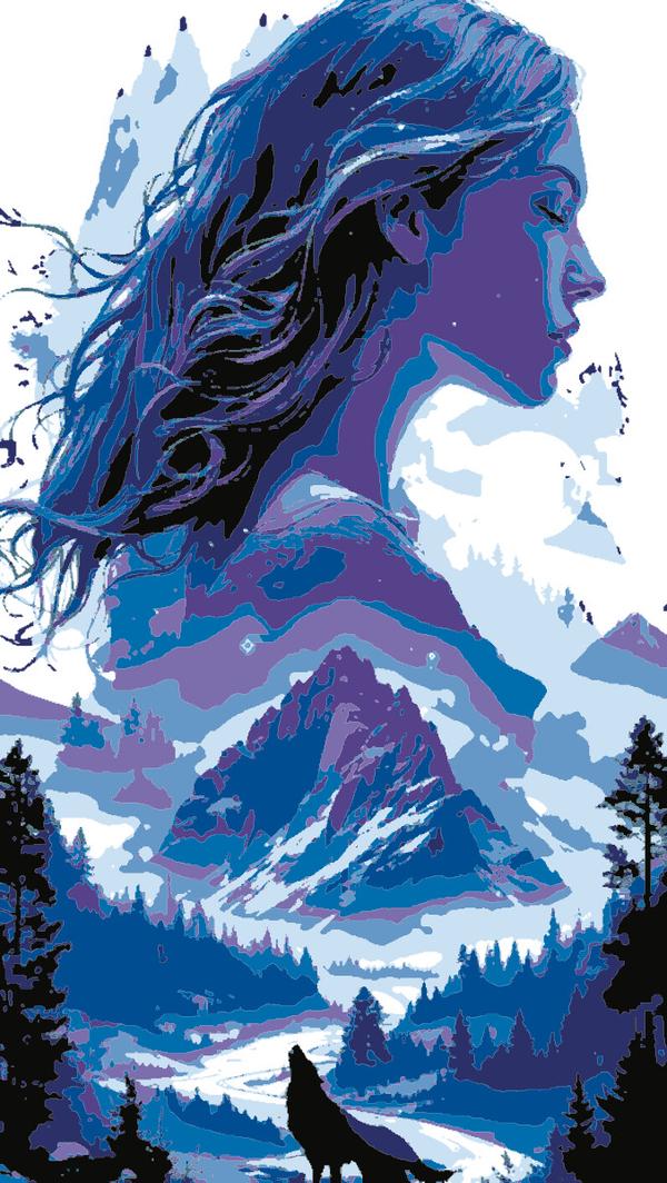 Moonlit Mountain Spirit