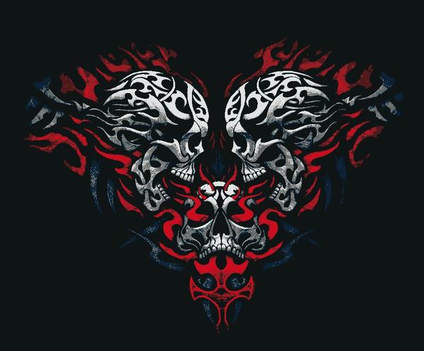 Tribal Skulls