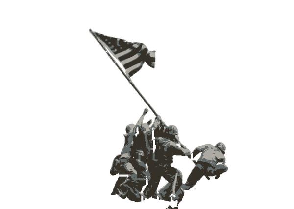 Raising The Flag