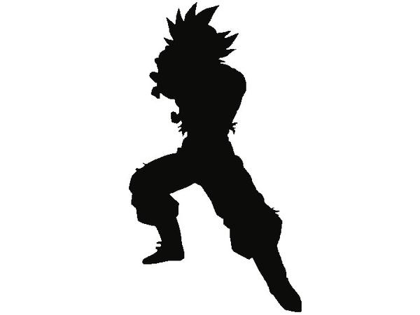 Super Saiyan Goku Silhouette