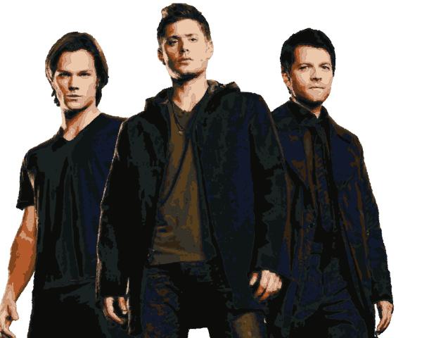 Sam, Dean and Cas