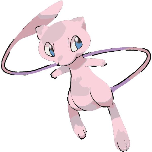 Mew Pokemon Stencil