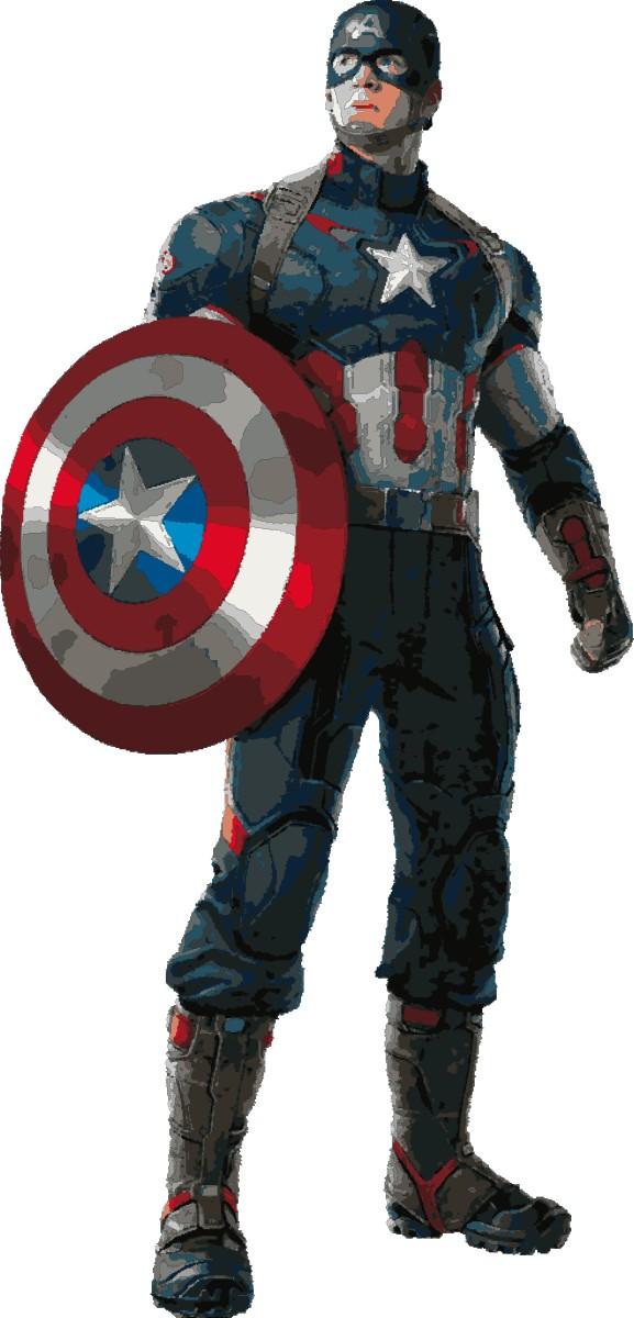 Captain America With Shield