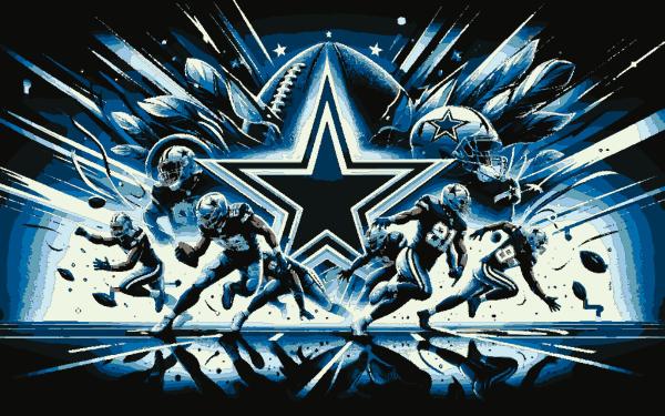 Dallas Cowboys Football Action