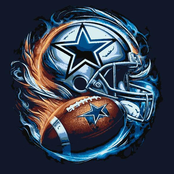 Cowboys Football Helmet