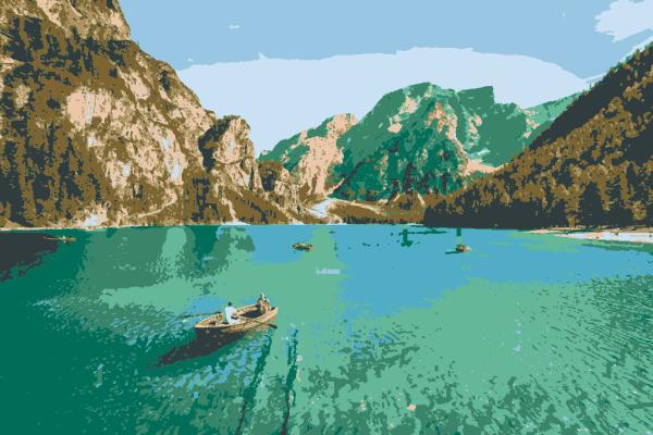 Alpine Lake Serenity