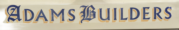 Adams Builders Sign